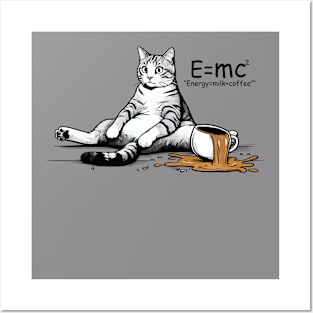 E=mc2 Posters and Art